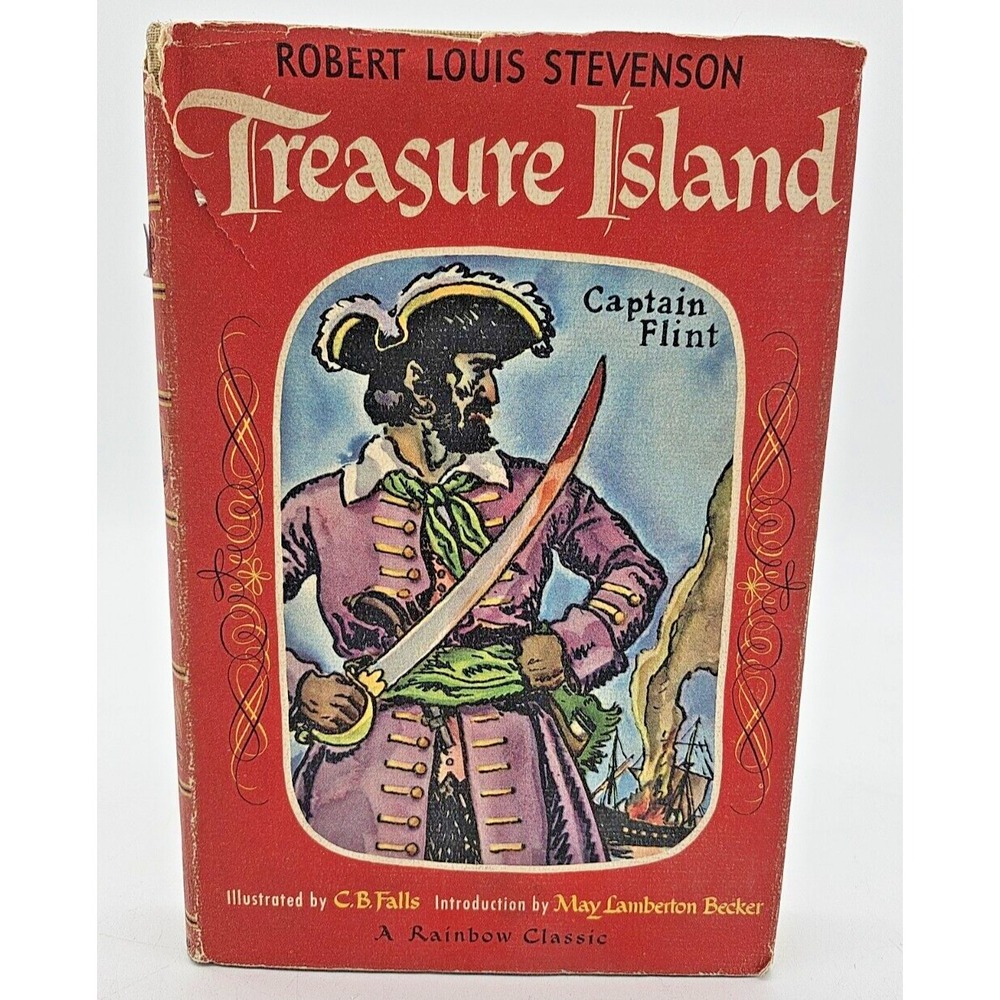 Treasure Island R. L. Stevenson Rainbow Classics World Publishing 1946 Hardcover